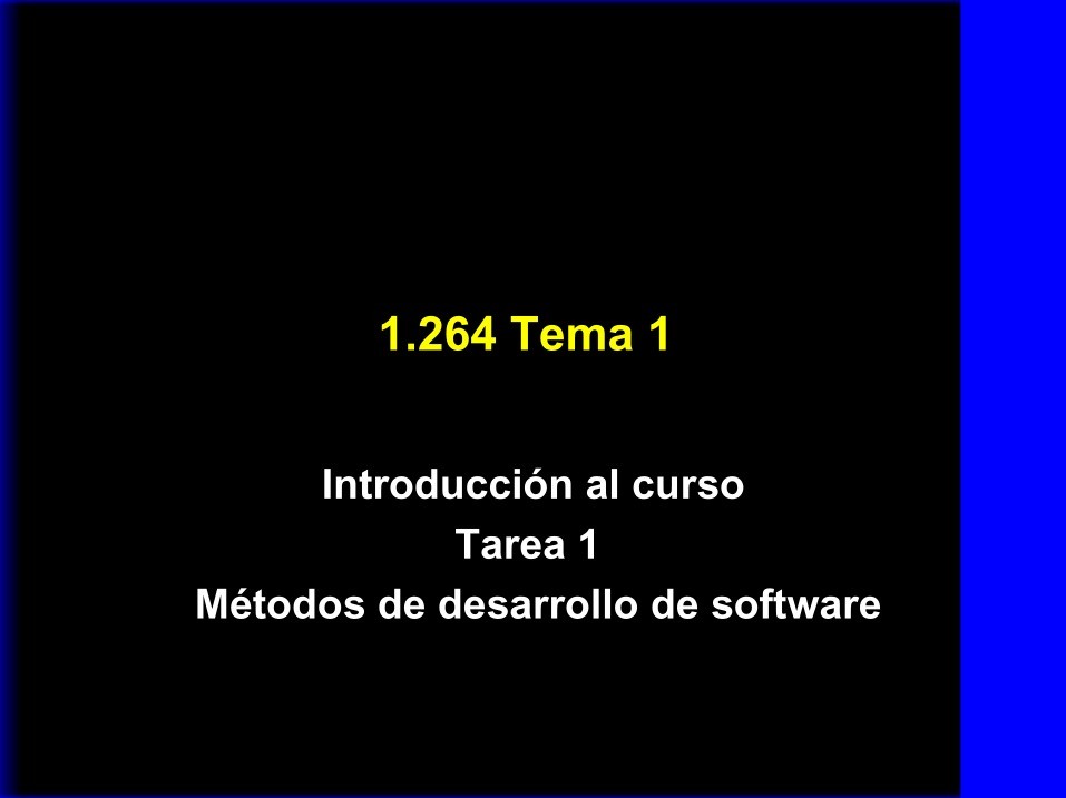 PDF De Programación - Tema 1 Introducción Al Curso - Tarea 1 Métodos De ...