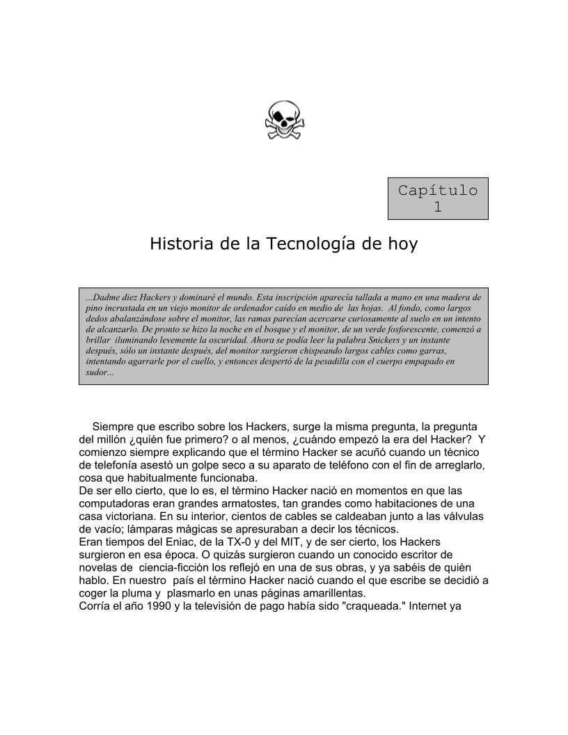 PDF De Programación - Capítulo 1 - Historia De La Tecnología De Hoy