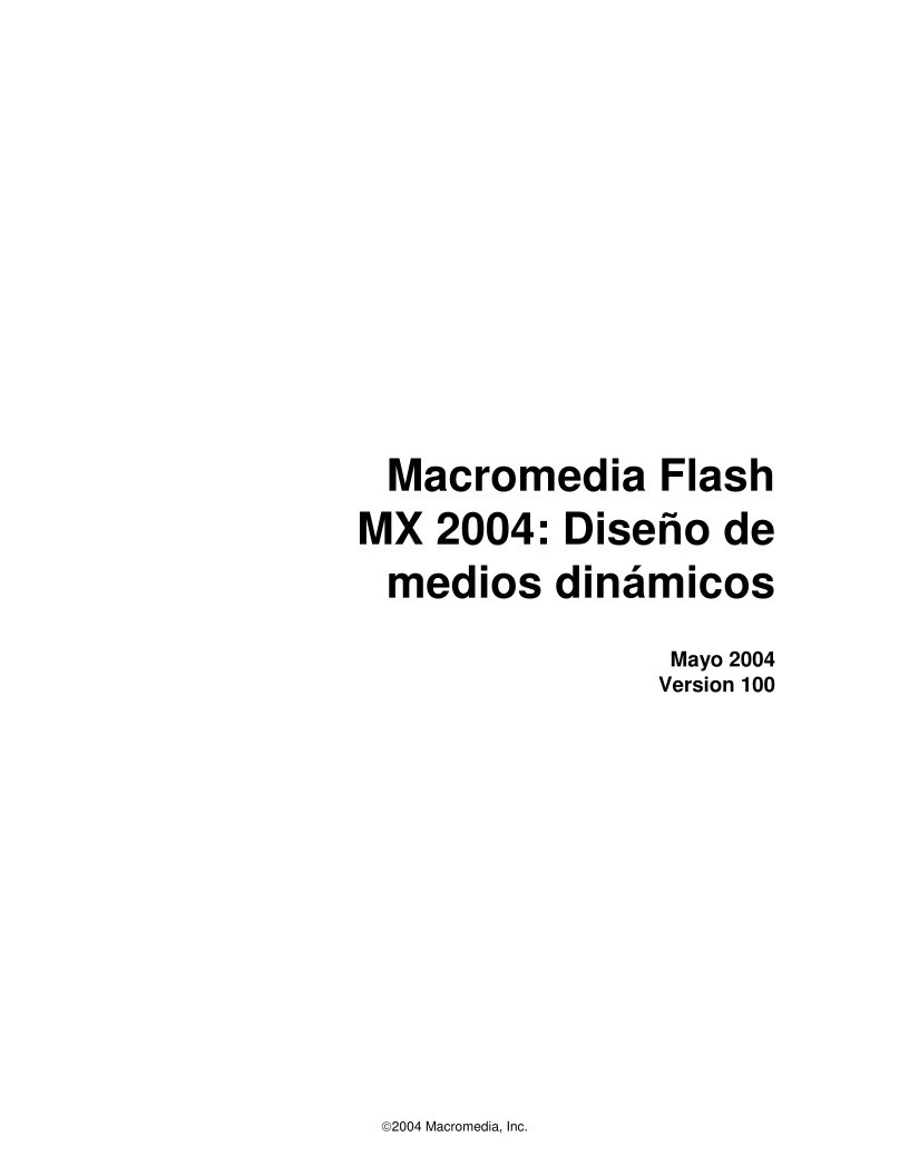 macromedia flash mx 2004 pdf