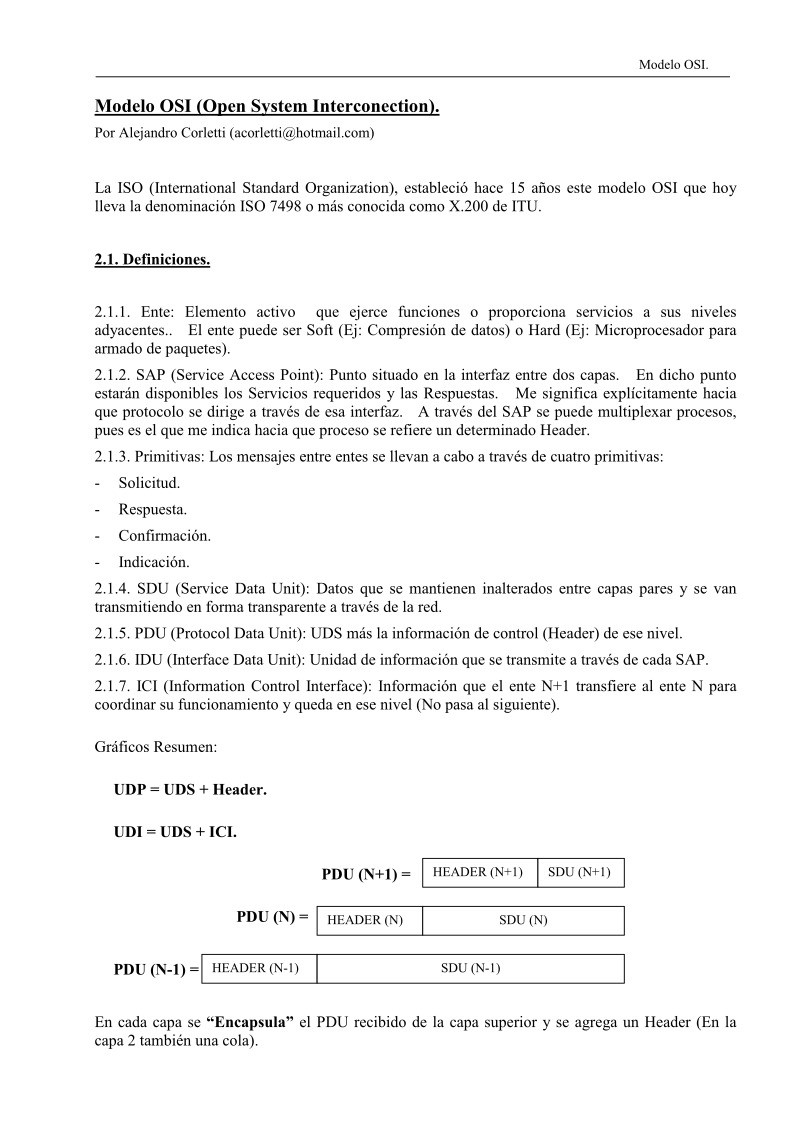 PDF de programación - Modelo OSI (Open System Interconection)